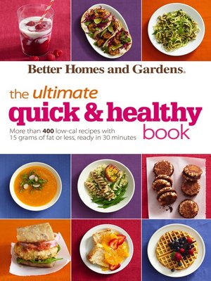 cover image of Better Homes and Gardens the Ultimate Quick & Healthy Book